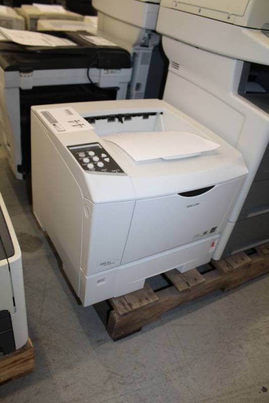 lot 44 image: Ricoh,HP Printers - Ricoh Aficio SP4100NL, Ricoh Aficio SPC220N, HP LaserJet 2430n