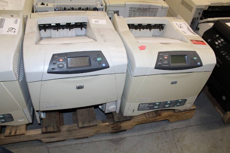 lot 28 image: HP Printers - LaserJet 4300, LaserJet 4300n