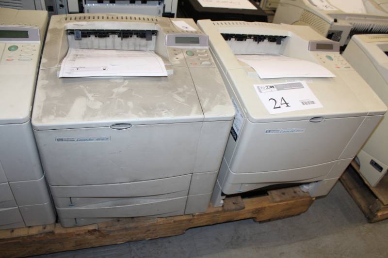 lot 24 image: HP Printers - LaserJet 4000TN, LaserJet 4050TN