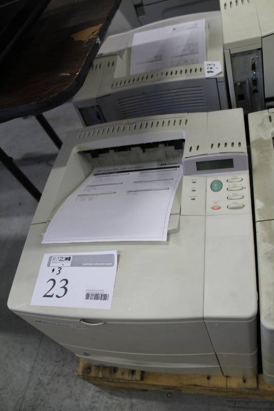 lot 23 image: HP Printers - LaserJet 4000T, LaserJet 4050TN