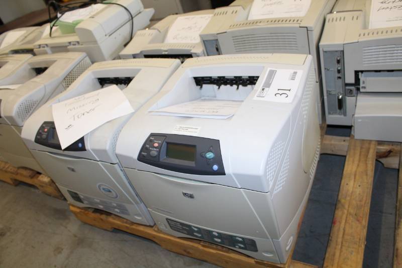 lot 31 image: HP Printers - LaserJet 4200n, LaserJet 4300n