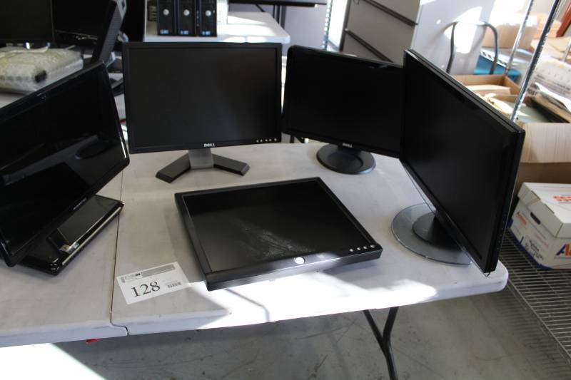 lot 128 image: Averatec,Dell,Westinghouse Computer Monitors