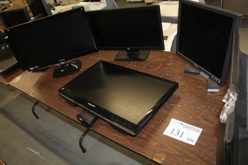 lot 131 image: HP Compaq,Dell,ViewSonic,Samsung Computer Monitors