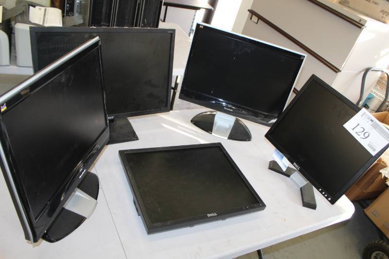 lot 129 image: Dell,Acer,Samsung,ViewSonic Computer Monitors