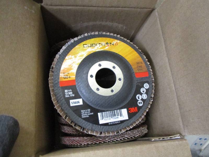 4 12-60 grit flap discs