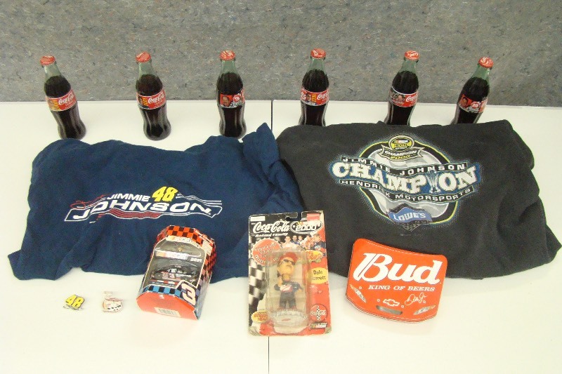 lot 134 image: Lot of NASCAR Collectibles