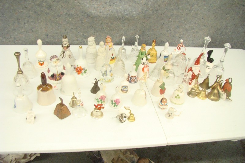 lot 142 image: Large Lot of Collectible Bells