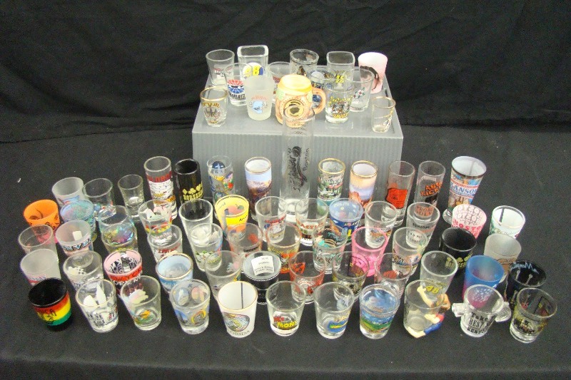 lot 158 image: Large Novelty Shot Glass Collection