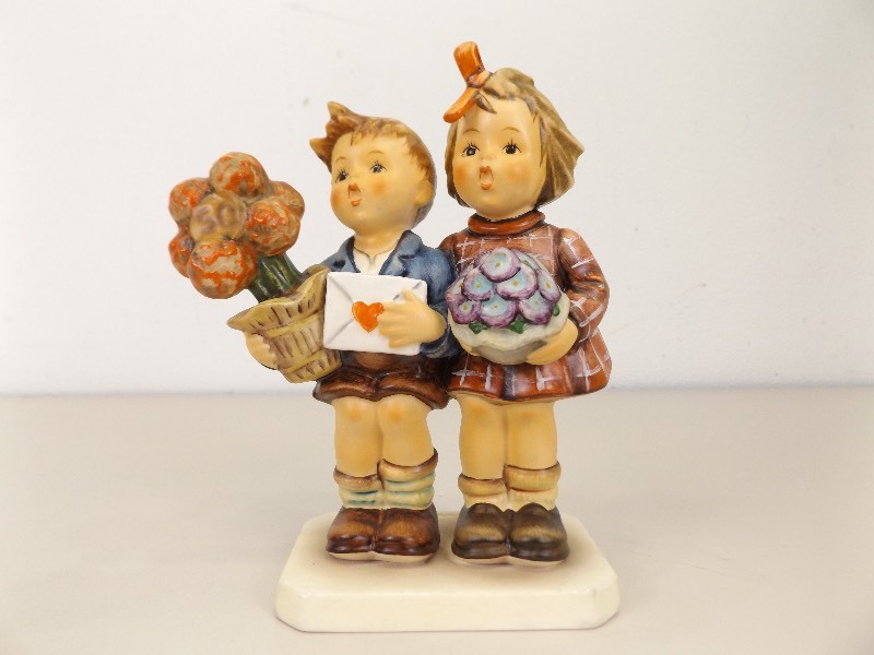 lot 69 image: Vintage M.J. Hummel Goebel The Love Lives On 50th Anniversary #416