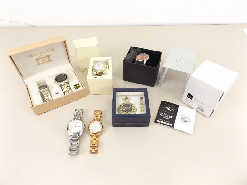 lot 93 image: Lot of NEW, etc. Mens Designer Watches