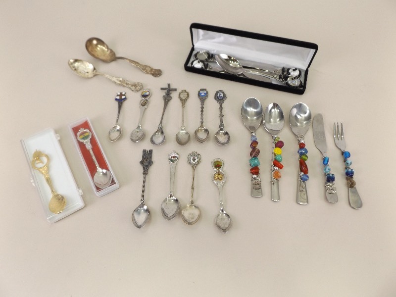 lot 94 image: Lot of Collectible Spoons