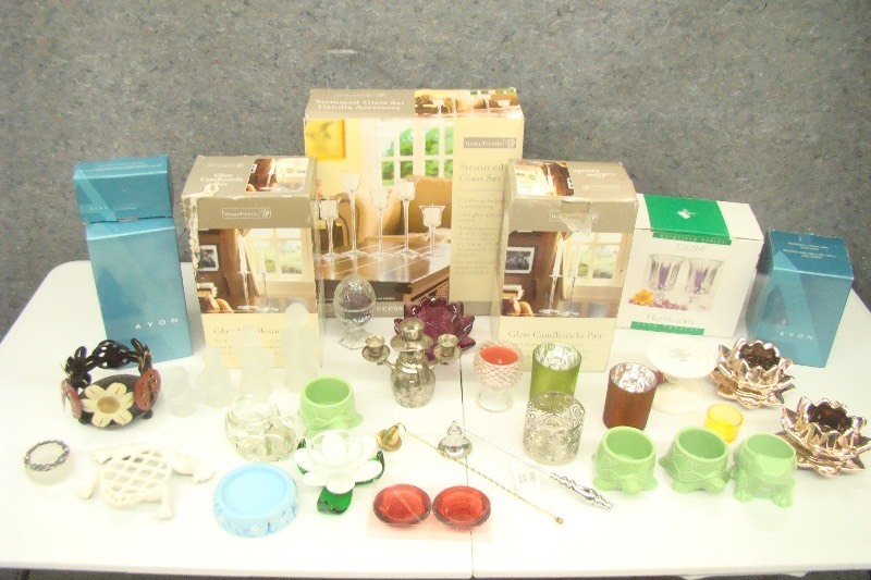 lot 188 image: Large Lot of New etc. Votives and Candle Holders