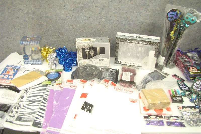 lot 194 image: Lot of New Party Supplies For Adults
