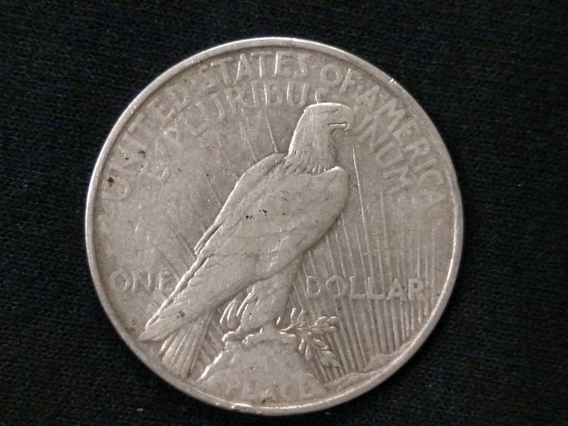 1927 D Peace Silver Dollar...