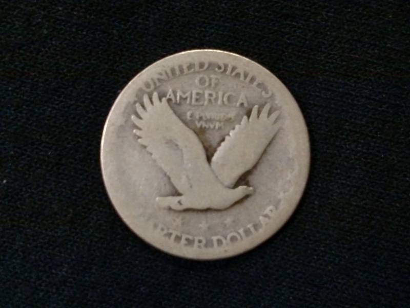 1925 Standing Liberty Silver Quarte...