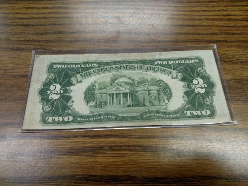1928 D Two Dollars Red Seal Note...