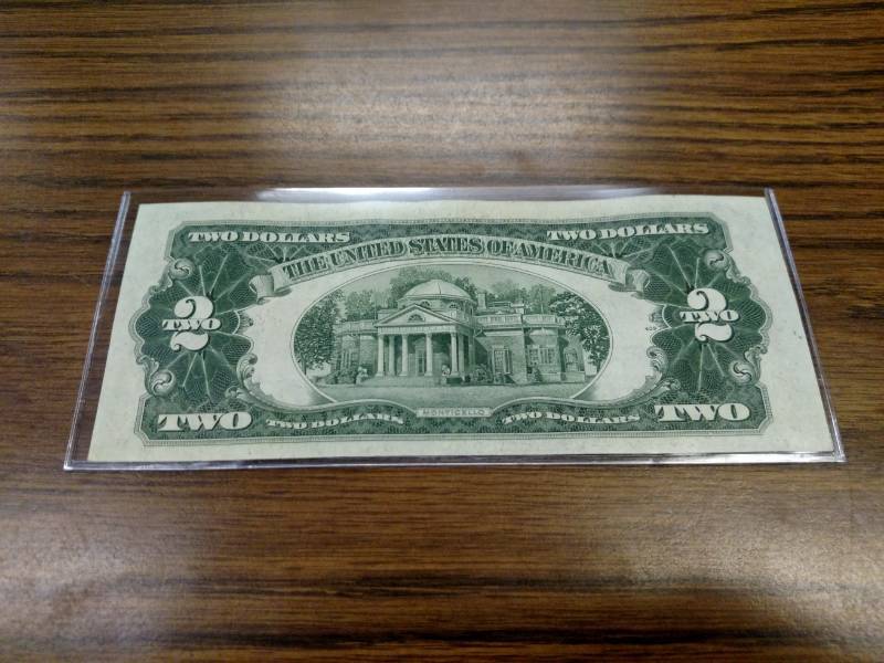 1953 B Two Dollars Red Seal Note...