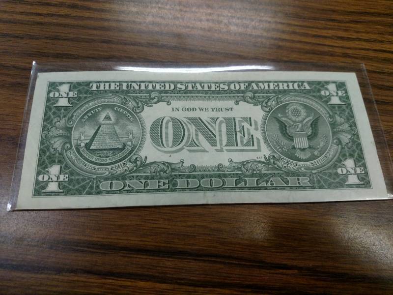 1957 B One Dollar Silver Certificate Note