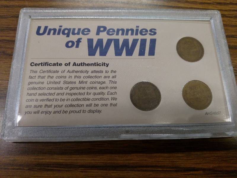 Unique Pennies of WWII Includes, 19...