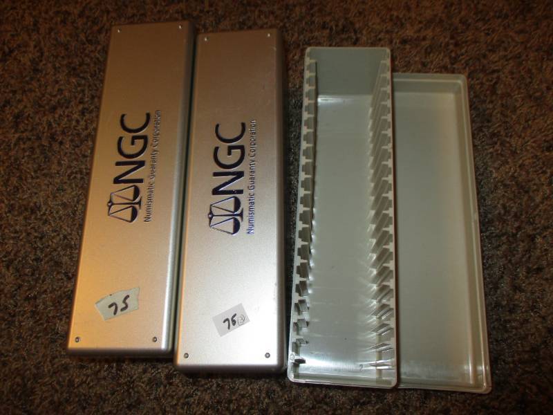 lot 75 image: 3 Slab Storage Boxes