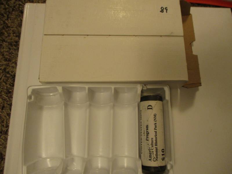 lot 89 image: 2012 D $10 Roll of Chaco Culture Quarters
