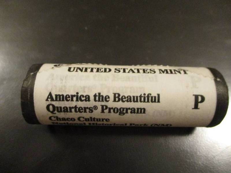 lot 90 image: 2012 P $10 Roll of Chaco Culture Quarters