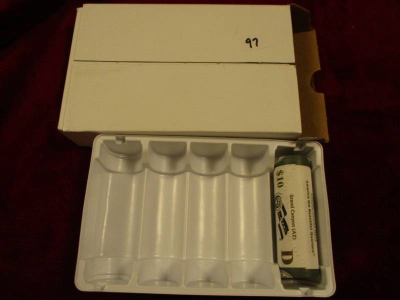 lot 97 image: 2010 D $10 Roll of Grand Canyon Quarters