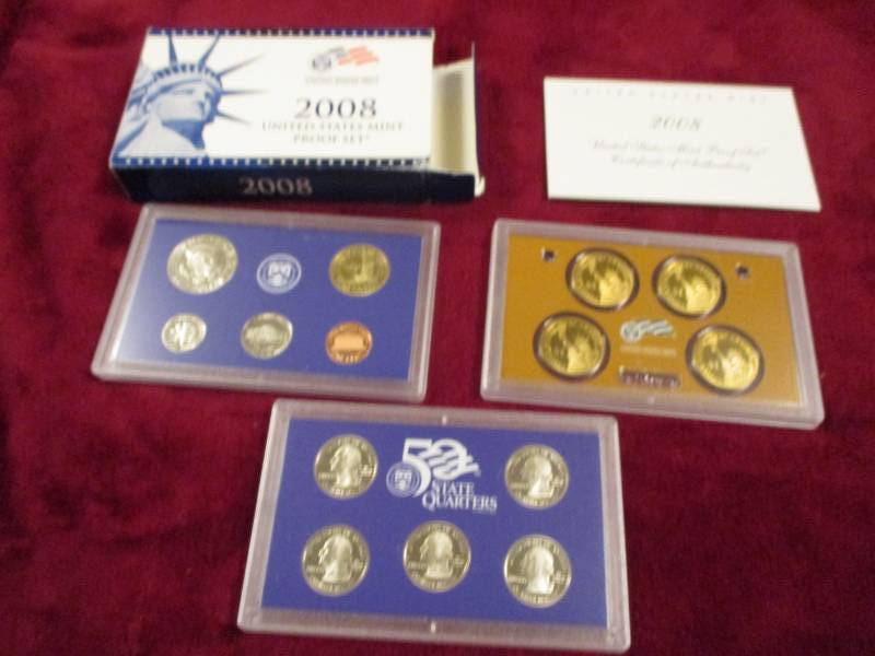lot 113 image: 2008 US Mint Proof Set