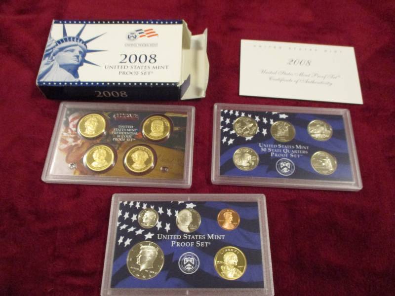 lot 114 image: 2008 US Mint Proof Set