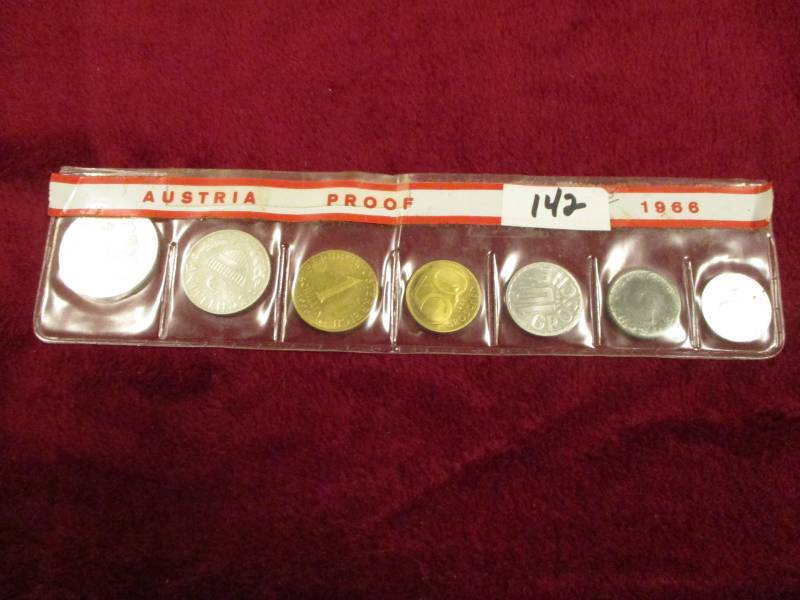 lot 142 image: 1966 Austria Proof Set