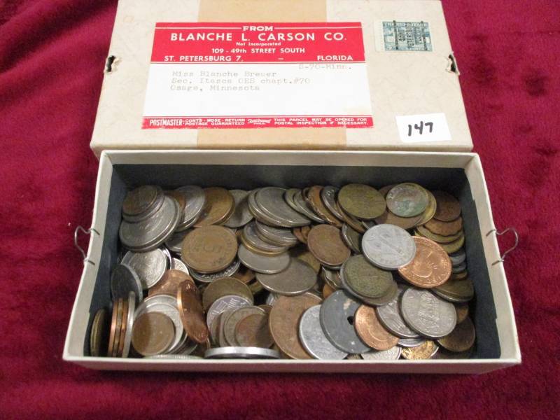 lot 147 image: Box of Foreign Coins