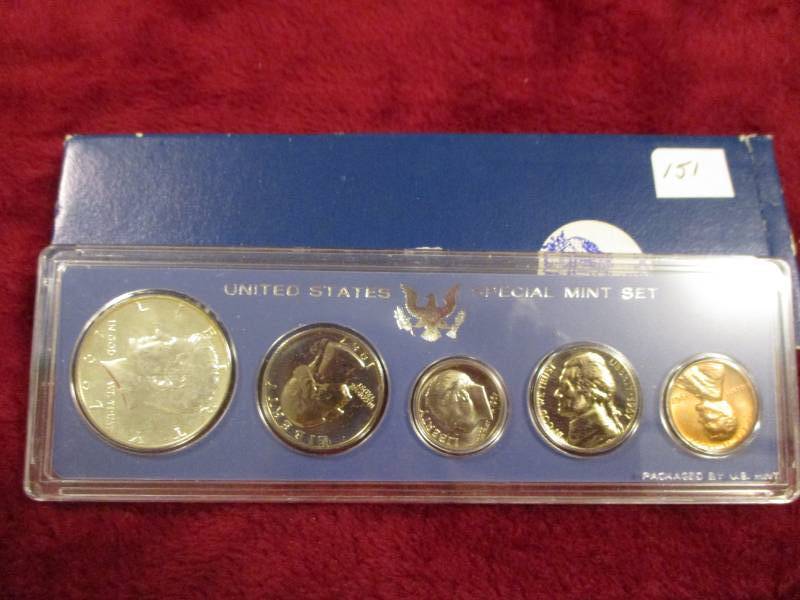 lot 151 image: 1967 US Special Mint Set
