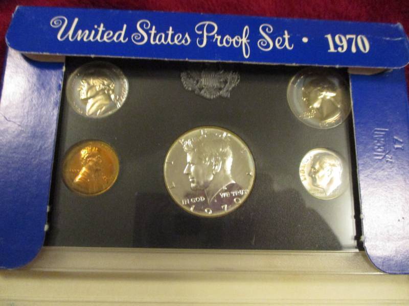 lot 155 image: 1970 US Proof Set
