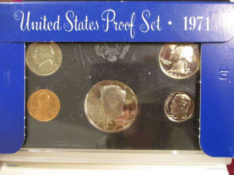 lot 156 image: 1971 US Proof Set