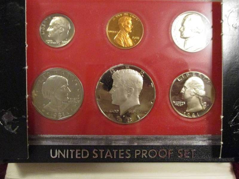 lot 163 image: 1981 US Proof Set