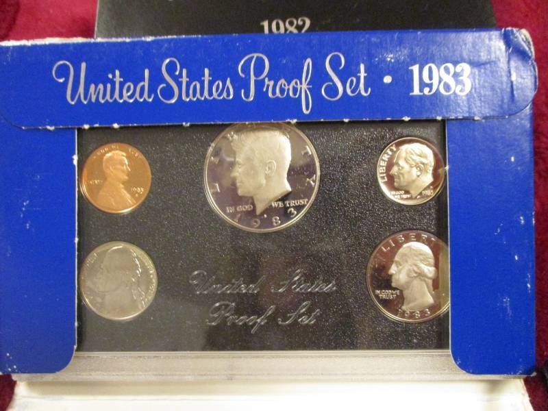 lot 165 image: 1983 US Proof Set