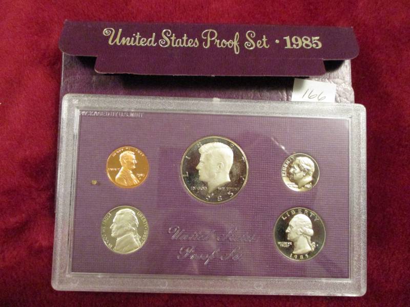 lot 166 image: 1985 US Proof Set