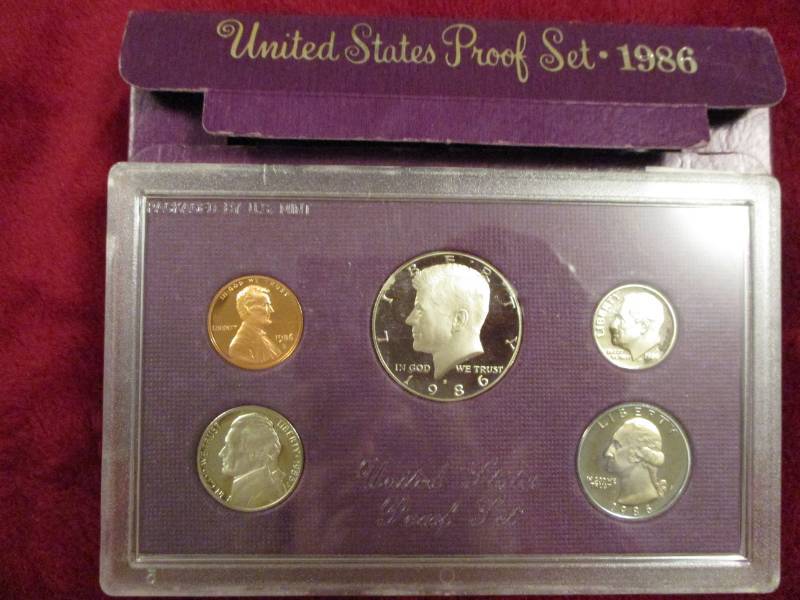 lot 167 image: 1986 US Proof Set