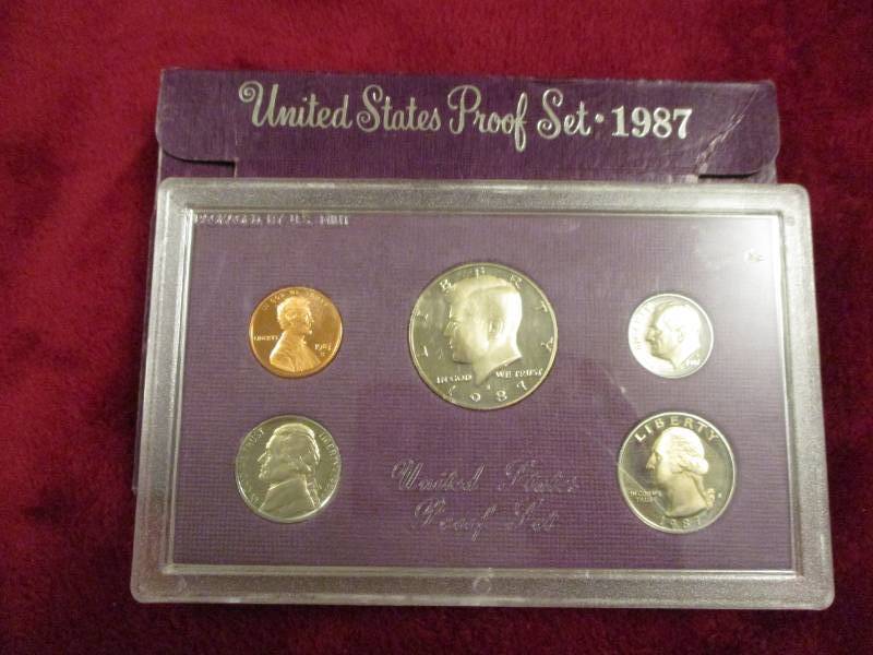 lot 168 image: 1987 US Proof Set