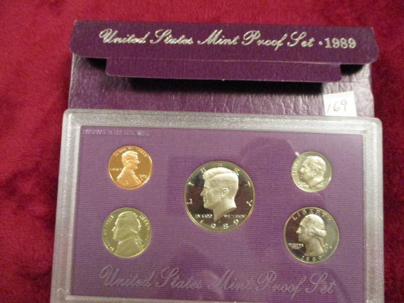 lot 169 image: 1989 US Proof Set