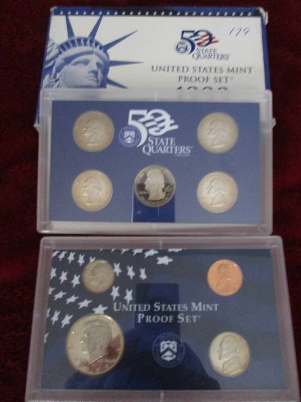 lot 179 image: 1999 US Proof Set