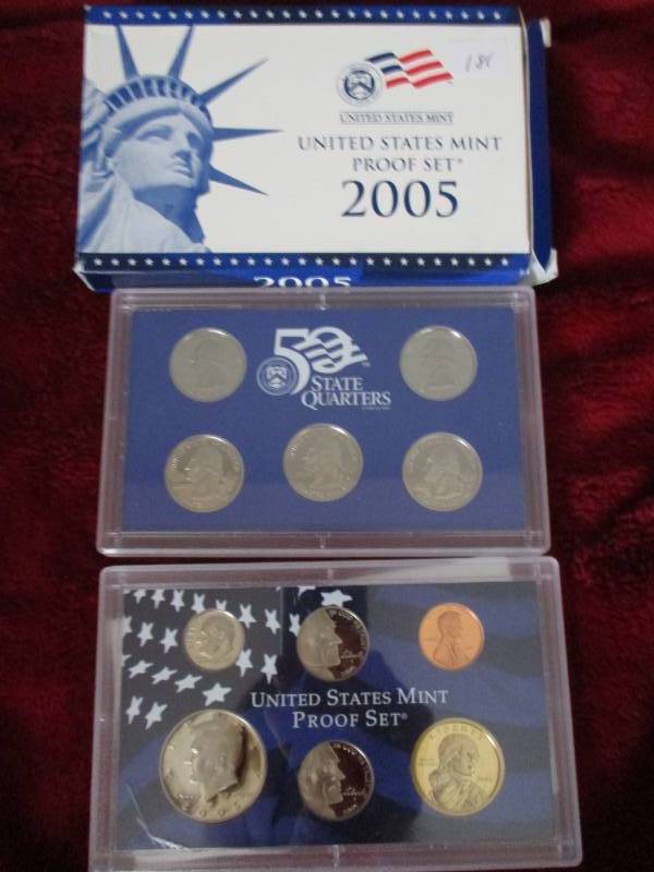 lot 181 image: 2005 US Mint Proof Set