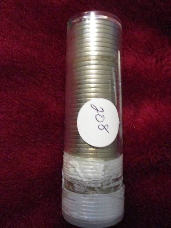lot 208 image: 1 Roll of Buffalo Nickels-Dates readable