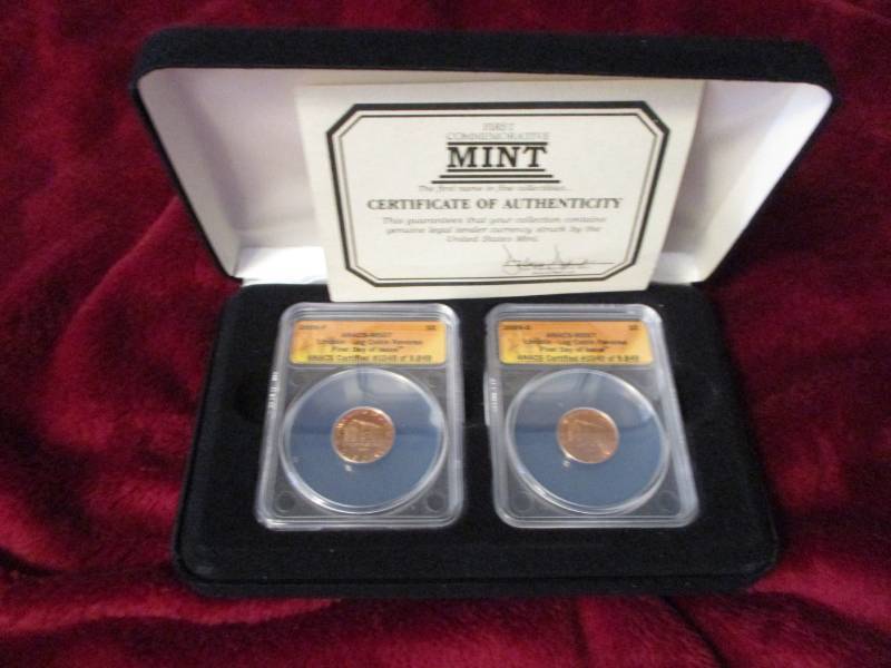 lot 226 image: 2009 Lincoln Cent Set P&D Graded MS67