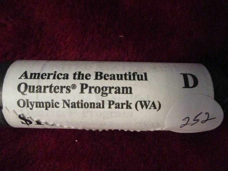 lot 252 image: 2011 D roll of Olympic Quarters