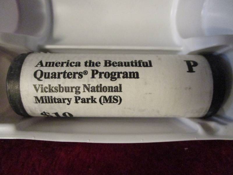 lot 255 image: 2011 P roll of Vicksburg Quarters