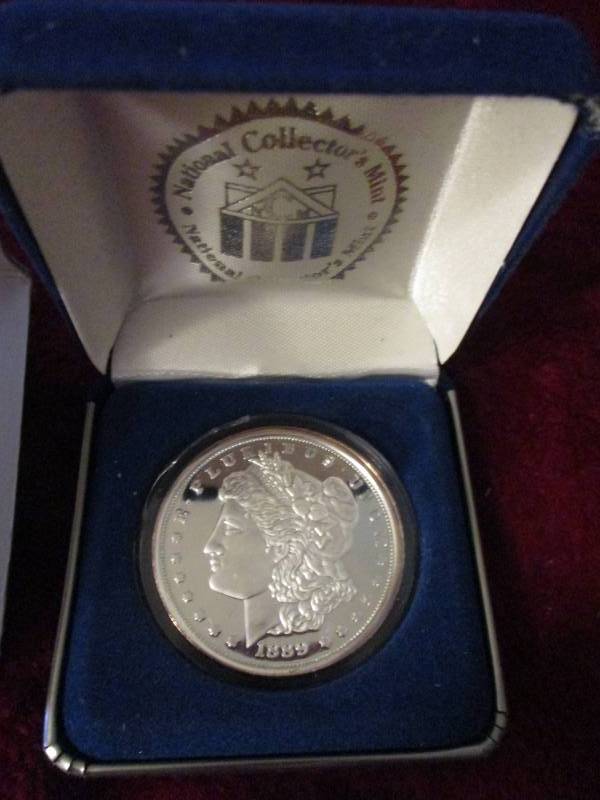 lot 284 image: National Collectors Mint Proof Morgan Dollar Copy