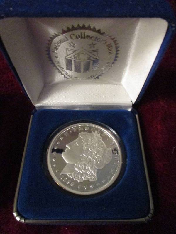 lot 285 image: National Collectors Mint Proof Morgan Dollar Copy