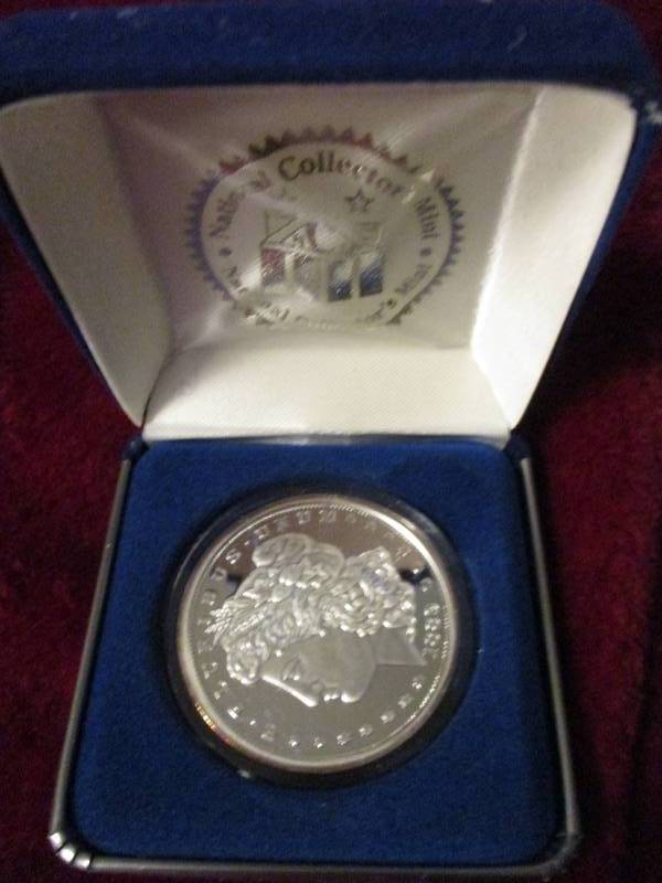 lot 286 image: National Collectors Mint Proof Morgan Dollar Copy