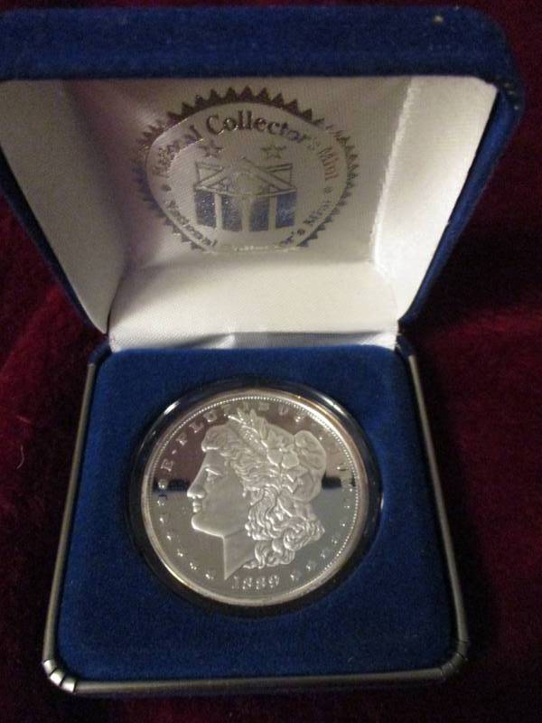 lot 287 image: National Collectors Mint Proof Morgan Dollar Copy